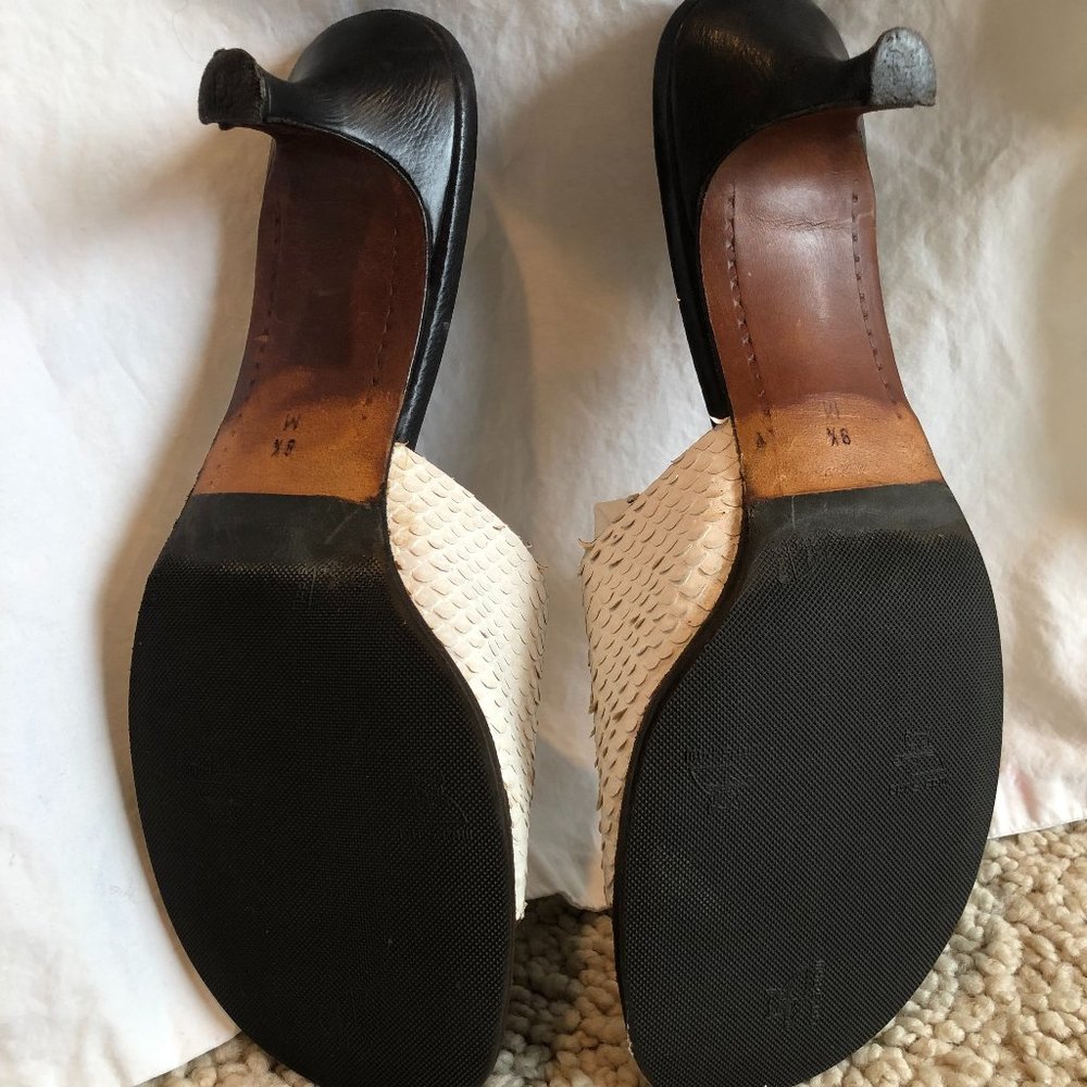 Donald Pliner Python Skin Sandals - image 7